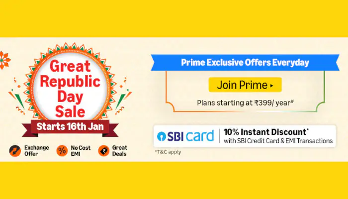 खुशखबरी, 16 जनवरी से शुरू होगी Amazon Great Republic Day Sale, यह होगा खास